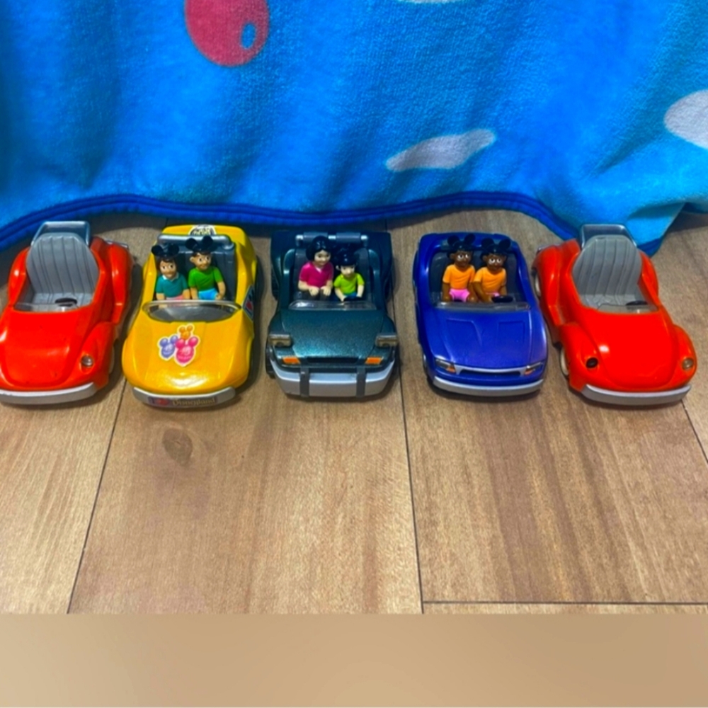 Colorful Toy Car Set for Kids Chevron Dineyland